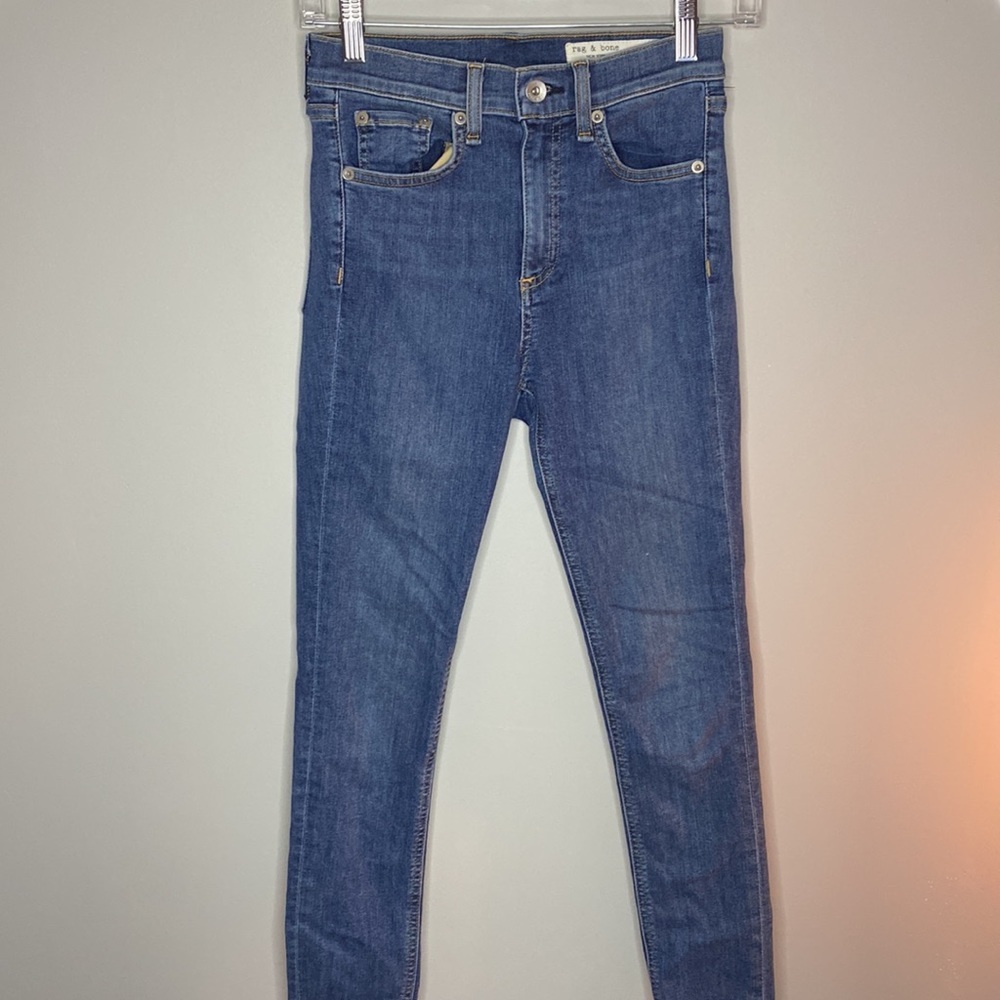❌SOLD❌Rag and Bone High Rise Skinny Ankle Jeans - Picture 2 of 4